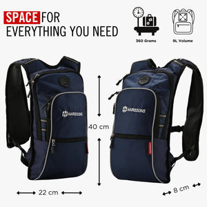 Knightrider - 9L Cycling Backpack with Water Bladder Functionality