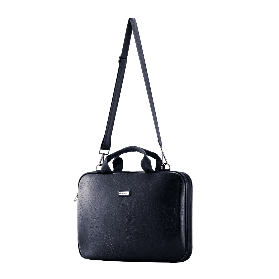 Black laptop messenger bag sales