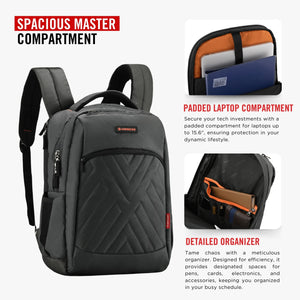 NOVA - 26L Unisex Laptop Backpack(15.6”)