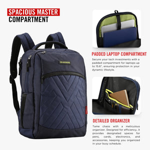 NOVA - 26L Unisex Laptop Backpack(15.6”)