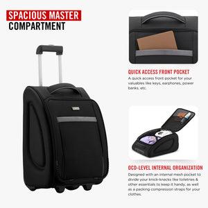 SLEEK - 38L Overnighter Cabin Luggage