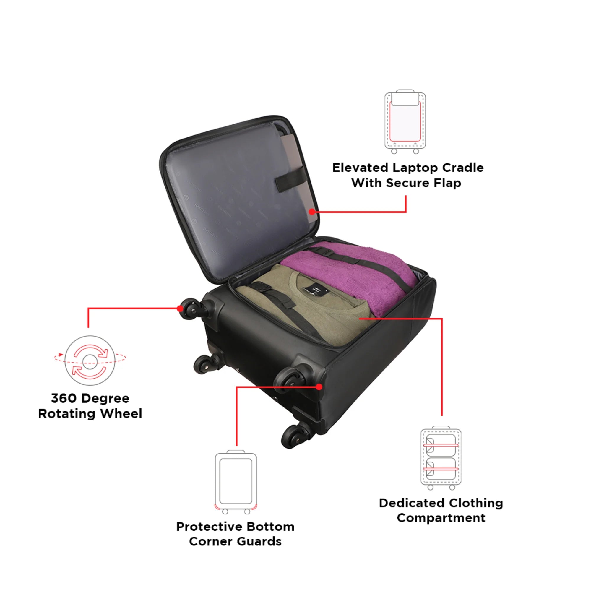 WINGMAN - Upright Luggage Trolley