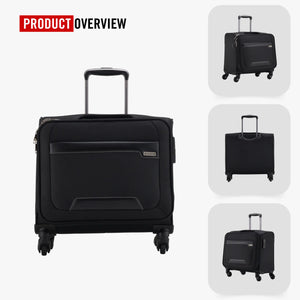 COLUMBUS - 41L Overnighter Cabin Trolley with Multi-USB Port