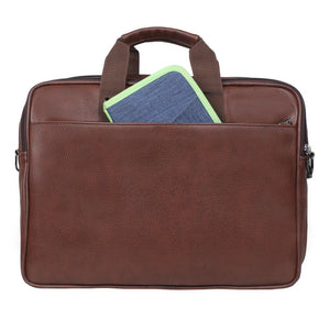 RENDITION - 12L Vegan Leather Laptop Messenger Bag(15.6)