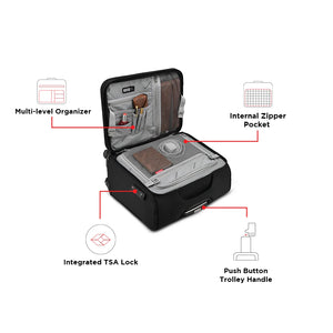 Columbus - Compact 41 L Cabin Size Luggage