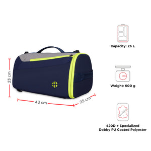 Dazzle - SPORTY 25 L 3 IN 1 GYM DUFFEL