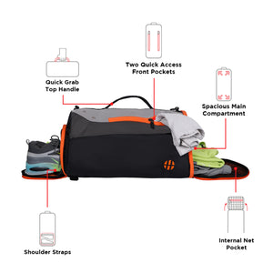 Dazzle - SPORTY 25 L 3 IN 1 GYM DUFFEL