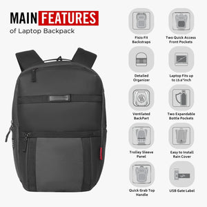 PHOENIX - 20L Casual Laptop Backpack(15.6)