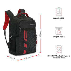 Laser - 31 L Unisex Casual Backpack