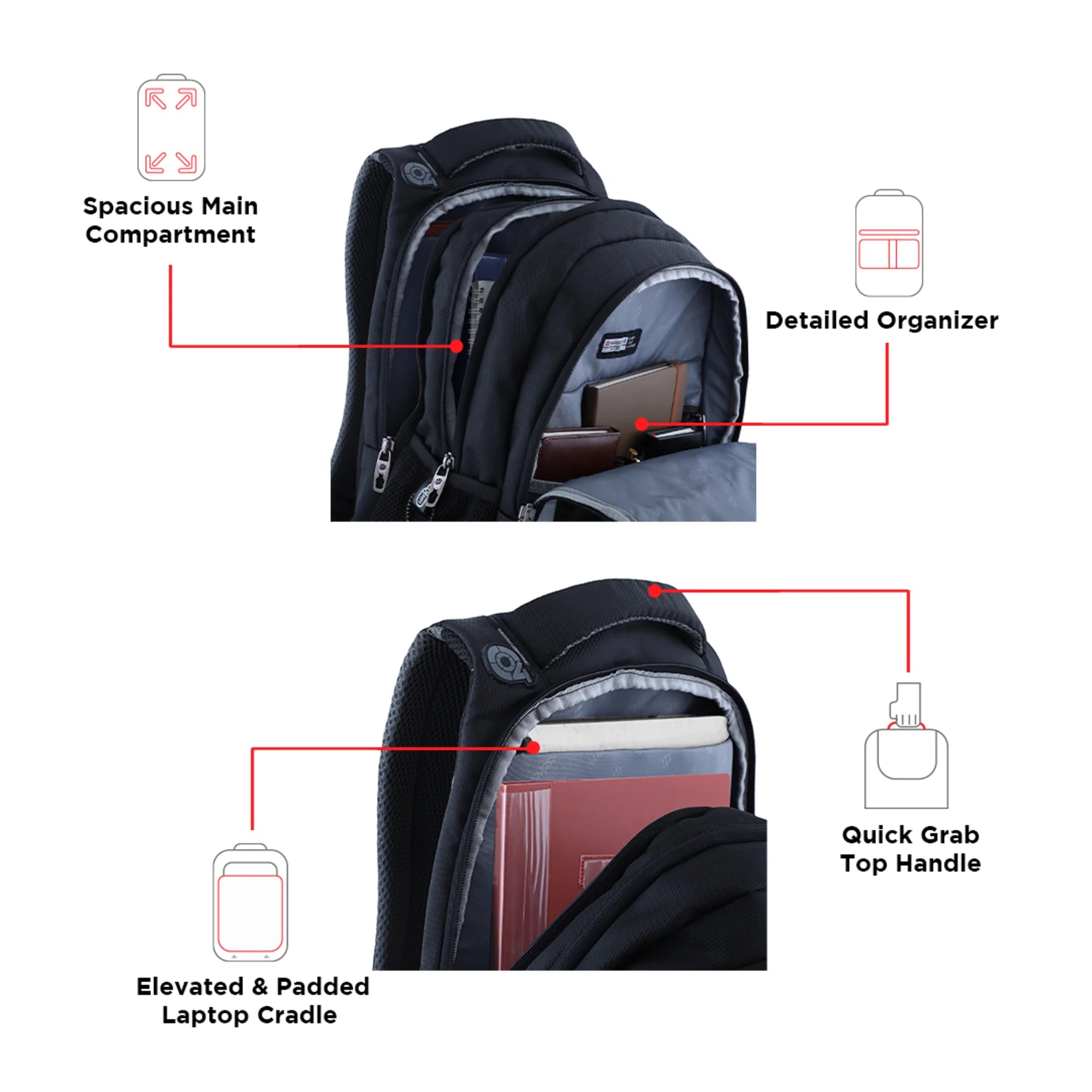 SPECKLE Q4 SERIES - Casual Laptop Backpack