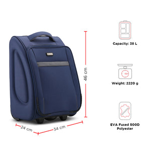 Sleek - Organized 38 L Cabin Size Luggage