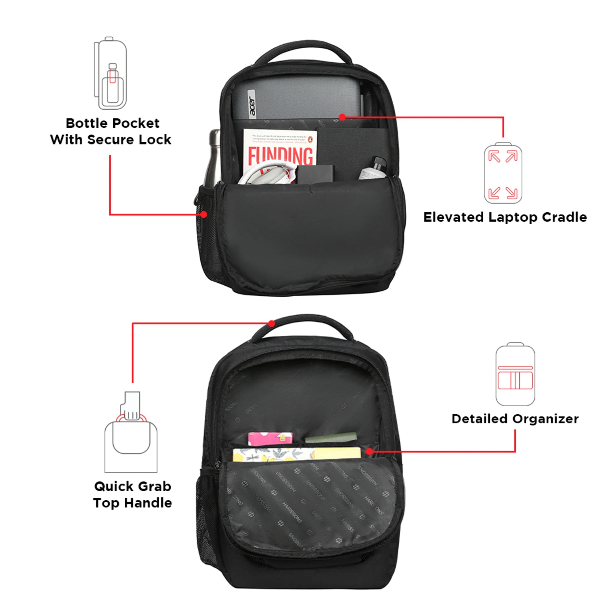 SPARK - 24L Casual Laptop Backpack (15.6)