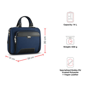 Spartan - Sophisticated 14 L Laptop Messenger