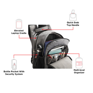 TORNADO (BIG) - Premium Laptop Backpack