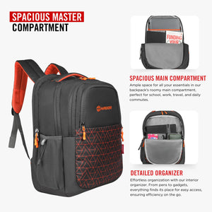 TRIGON - 26L Unisex Casual Backpack