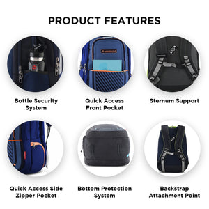 Verge - Comfortable 36 L Laptop Backpack