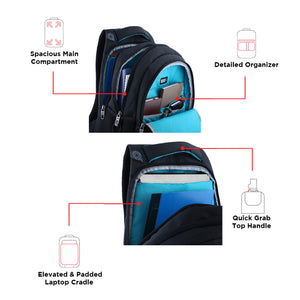 Verge - Comfortable 36 L Laptop Backpack