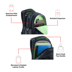 Verge - Comfortable 36 L Laptop Backpack