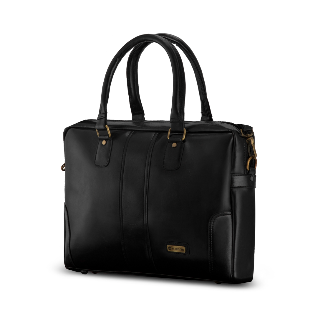 ORION Vintage Vegan Leather Laptop Messenger 14