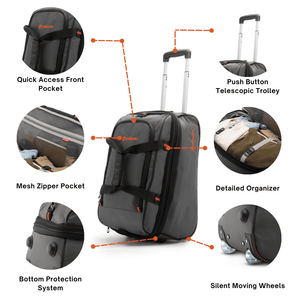 D LITE XTENDER LAPTOP TROLLEY - Travel Bags (Duffel Trolley)