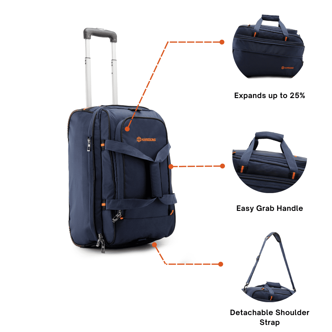 Harrison duffle shop trolley bag