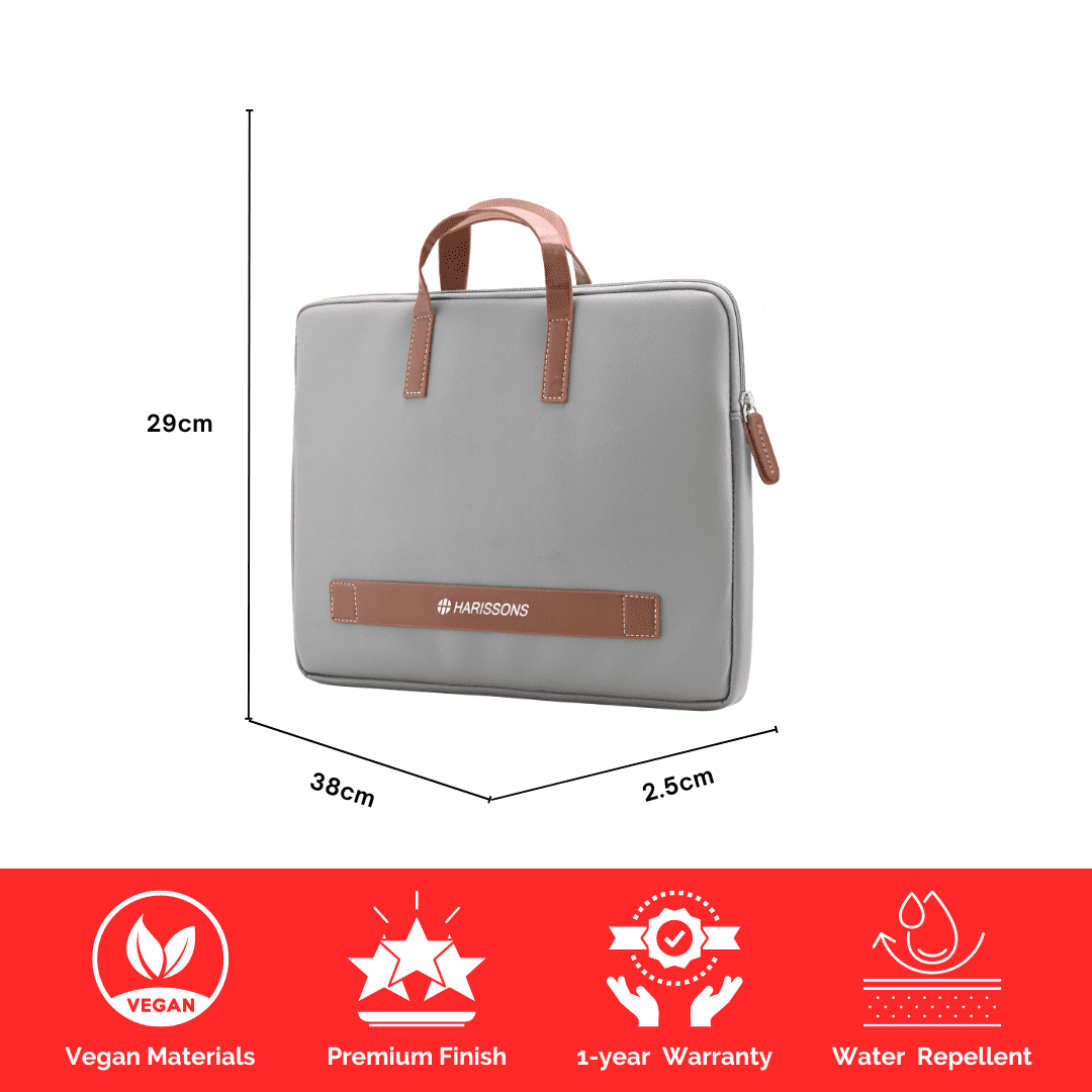 Leather laptop bag 15.6 top inch