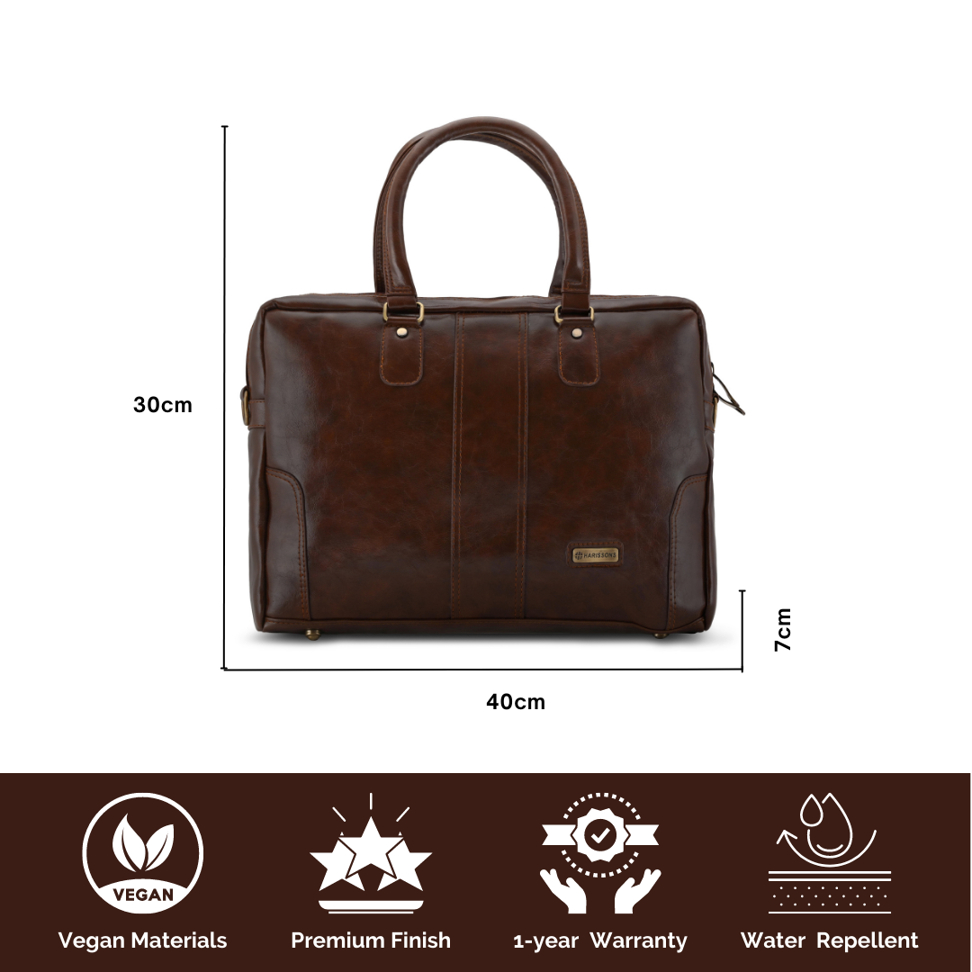 Buy August Portfolio Bag Leather Laptop Briefcase Bag For Mens & Women |  Laptop office Bags Certificate and file holder bag Travel Water Resistant  storage Travel Stylish Packing Online at Best Prices in India - JioMart.