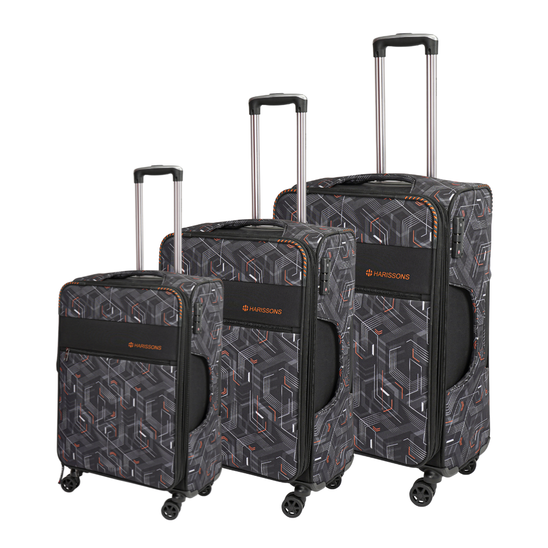 Upright luggage outlet