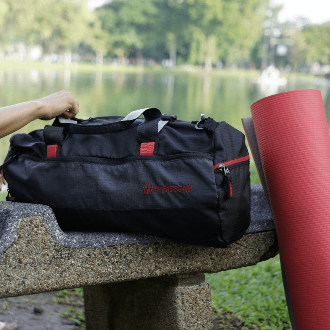 Sport top duffel bags